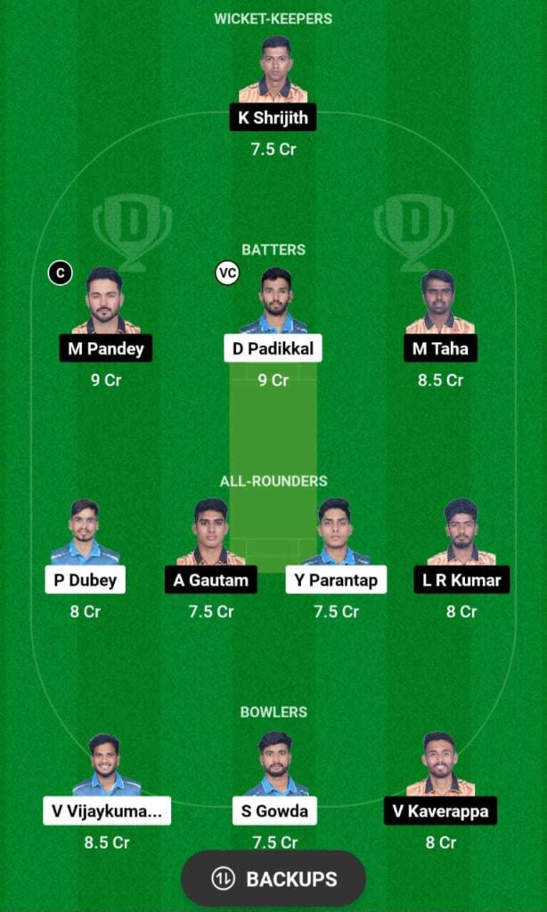 GMY vs HT best Dream11 team