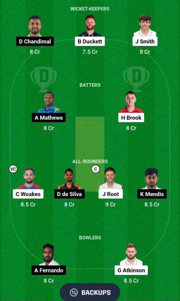 ENG vs SL Dream11 team