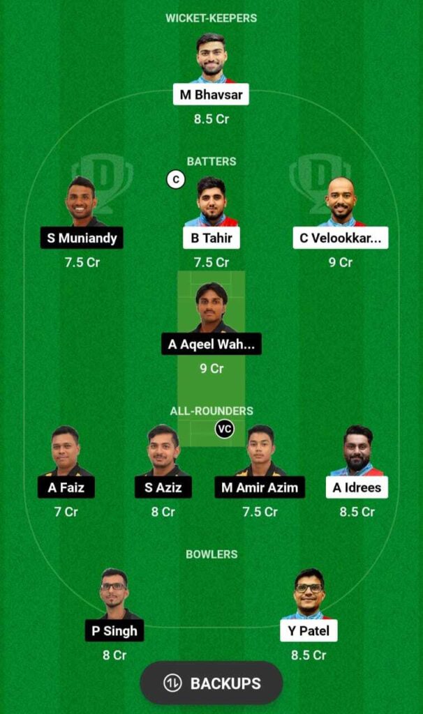 KUW vs MAS Dream11 team