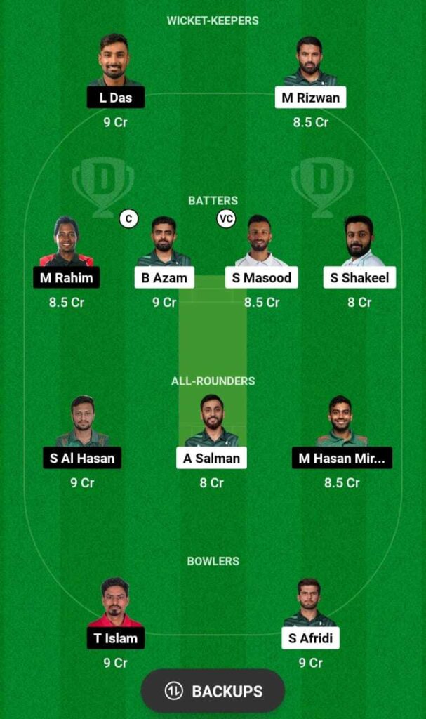 Today dream11 team