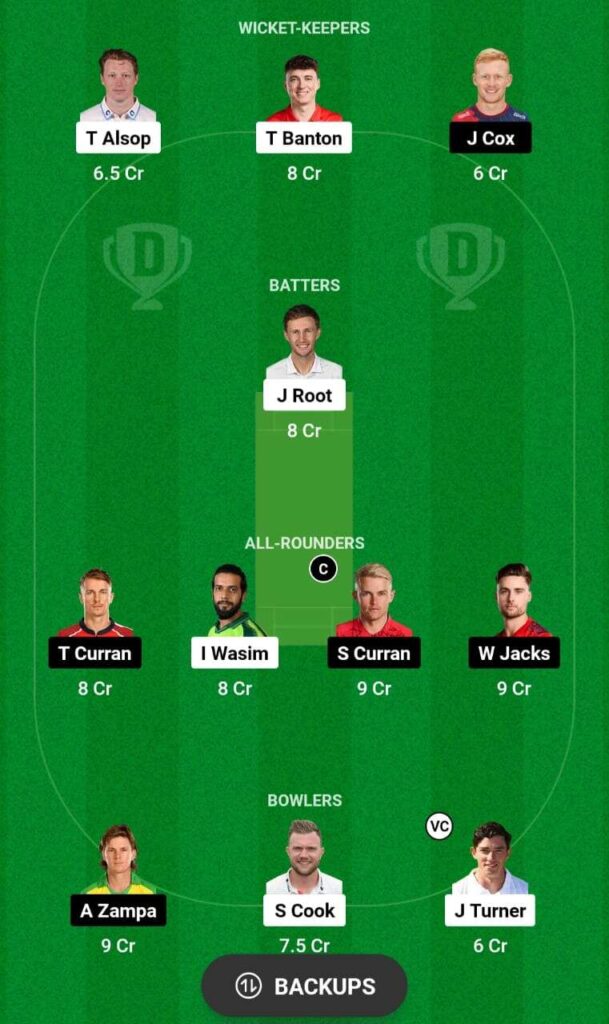 TRT vs OVI Dream11