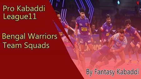 Bengal Warriors Team Squad