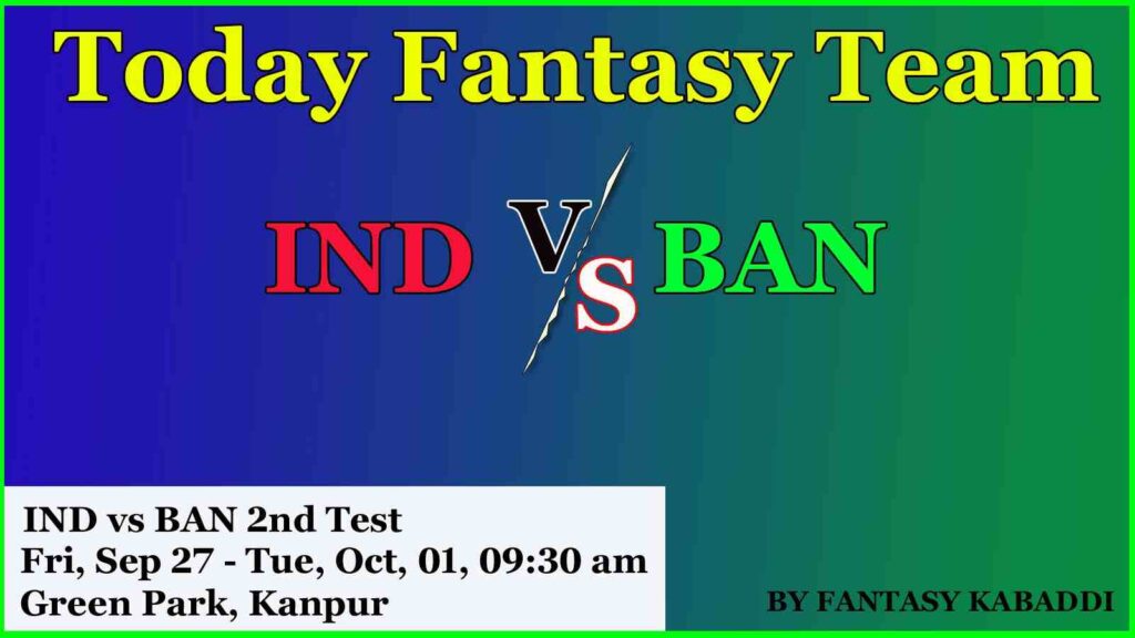 IND vs BAN Dream11 team