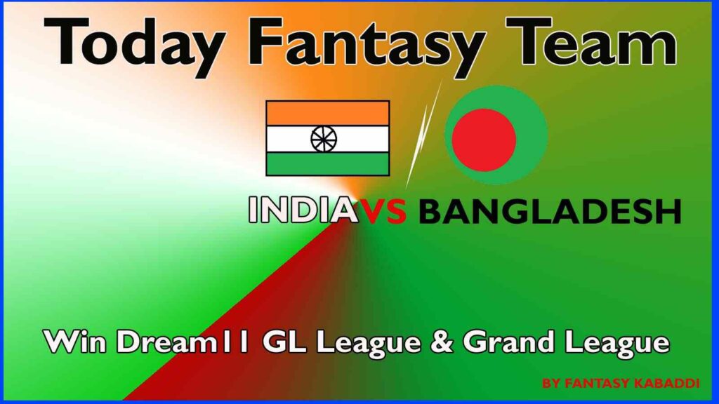 IND vs BAN Dream11 team