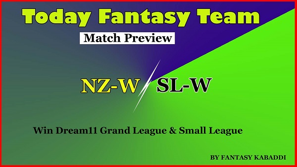 NZ-W vs SL-W Dream11 team