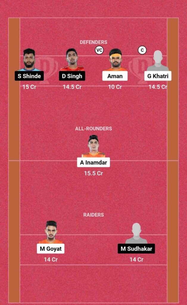 PUN vs PAT Dream11 GL team