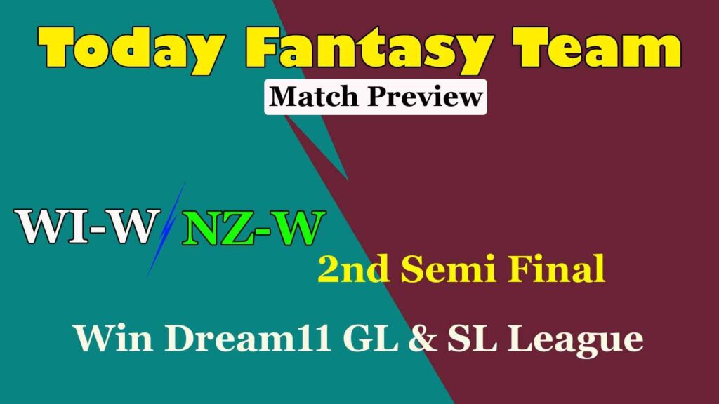 WI-W vs NZ-W Dream11 team