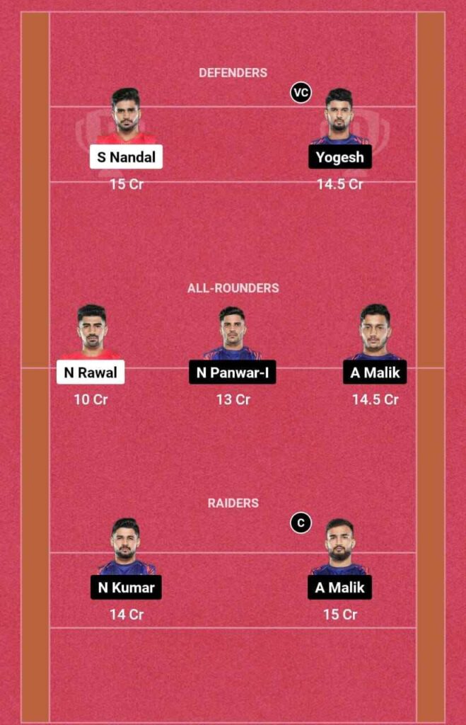 BLR vs DEL Dream11 GL team