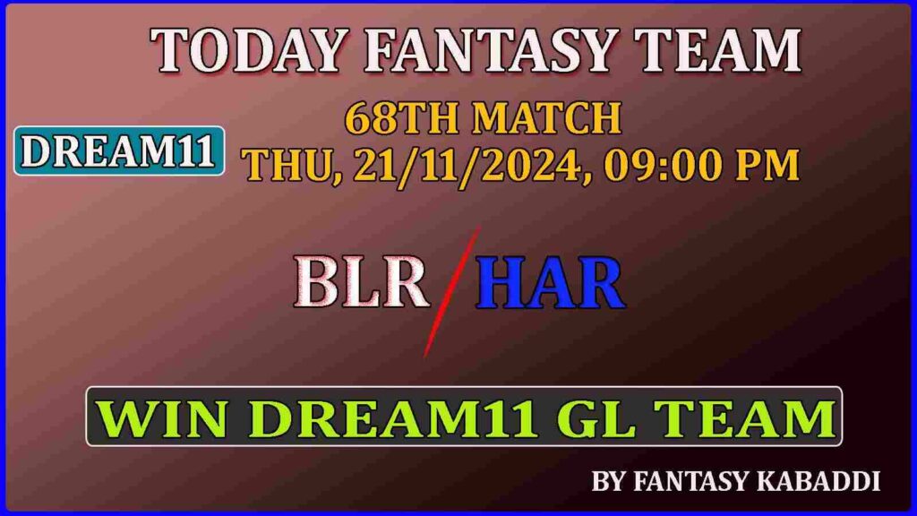 BLR vs PAT Dream11 team