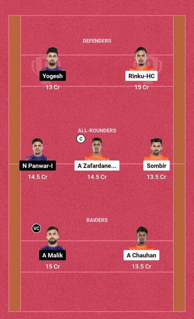 MUM vs DEL Dream11 GL team