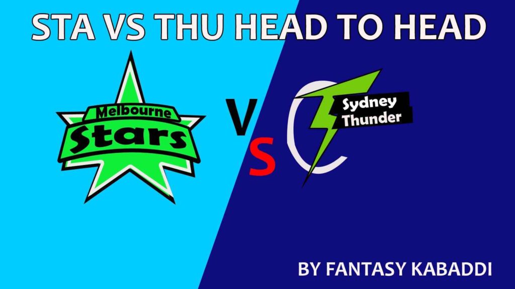 STA vs THU Head to Head Records