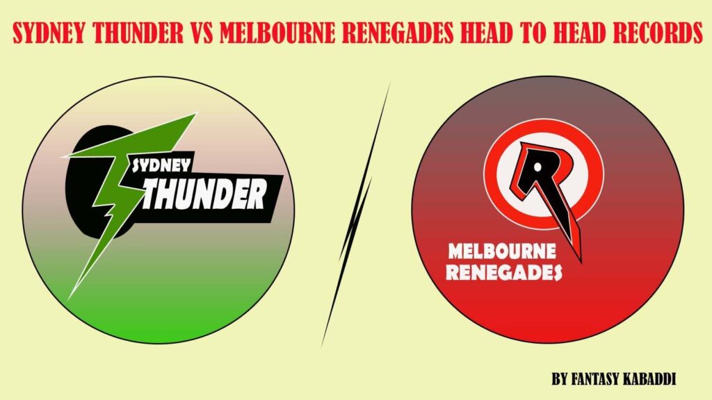 THU vs REN Head to Head Records