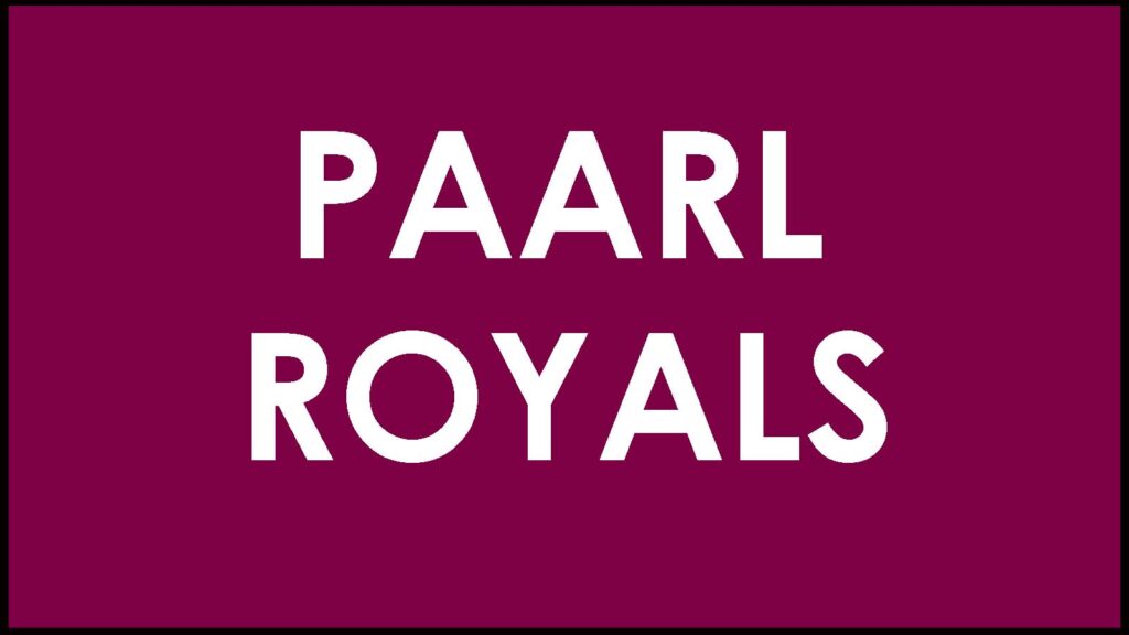 Paarl Royals Team