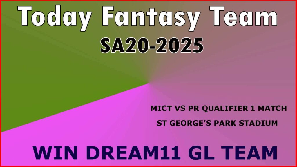 MICT vs PR Dream11 team