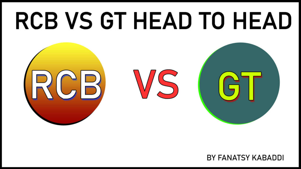 RCB VS GT HEAD TO HEAD
